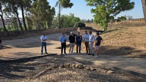 Abierto al público el camino cubierto de la ladera de la Alcazaba de Badajoz Abierto al público el camino cubierto de la ladera de la Alcazaba de Badajoz