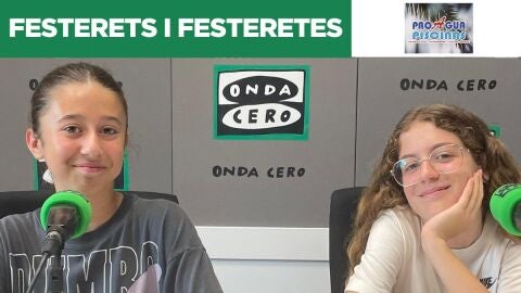 Marina i Malena participen a la nostra secci&oacute; de Festerets i Festeretes,