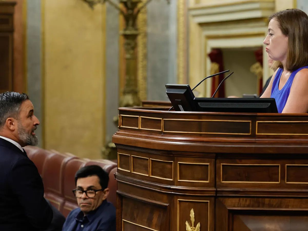 Así ha sido el enfrentamiento entre Abascal y Armengol en el Congreso