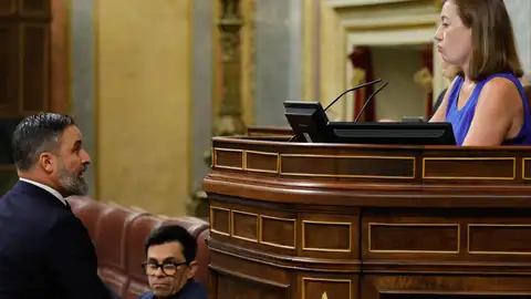 Así ha sido el enfrentamiento entre Abascal y Armengol en el Congreso