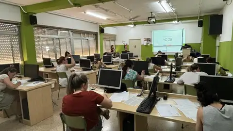 Imagen de archivo de una oposición al cuerpo de maestros Imagen de archivo de una oposición al cuerpo de maestros