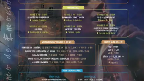 El programa 'Badajoz, la ciudad encendida' arranca este viernes con un concierto en el Corredor Verde de la calle Stadium El programa 'Badajoz, la ciudad encendida' arranca este viernes con un concierto en el Corredor Verde de la calle Stadium