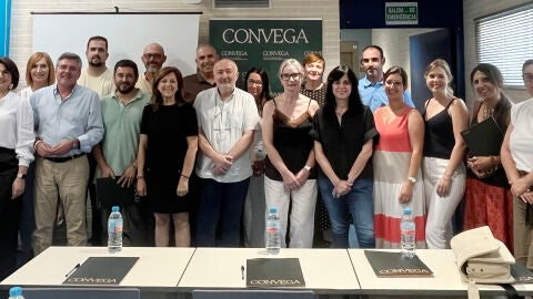 Foto de familia del pleno de Convega
