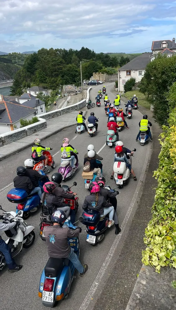 Vespas y Lambrettas darán colorido a las carreteras del Occidente. Vespas y Lambrettas darán colorido a las carreteras del Occidente.