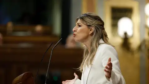 Yolanda Díaz en el Congreso de los Diputados el 9 de julio de 2025 Yolanda Díaz en el Congreso de los Diputados el 9 de julio de 2025