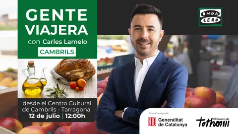 Descubre Cambrils con ‘Gente viajera’, capital gastronómica de la Costa Dorada Descubre Cambrils con ‘Gente viajera’, capital gastronómica de la Costa Dorada