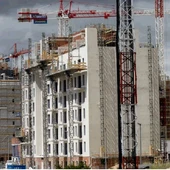 Bloques de vivienda en construcción Bloques de vivienda en construcción