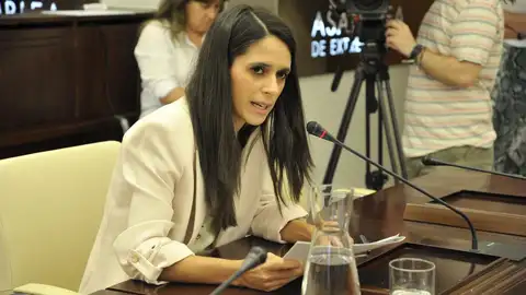 La directora general de Asistencia Sanitaria del Servicio Extremeño de Salud, Gemma Montero Milanés, en su comparecencia en la comisión de Salud de la Asamblea. - La directora general de Asistencia Sanitaria del Servicio Extremeño de Salud, Gemma Montero Milanés, en su comparecencia en la comisión de Salud de la Asamblea. -