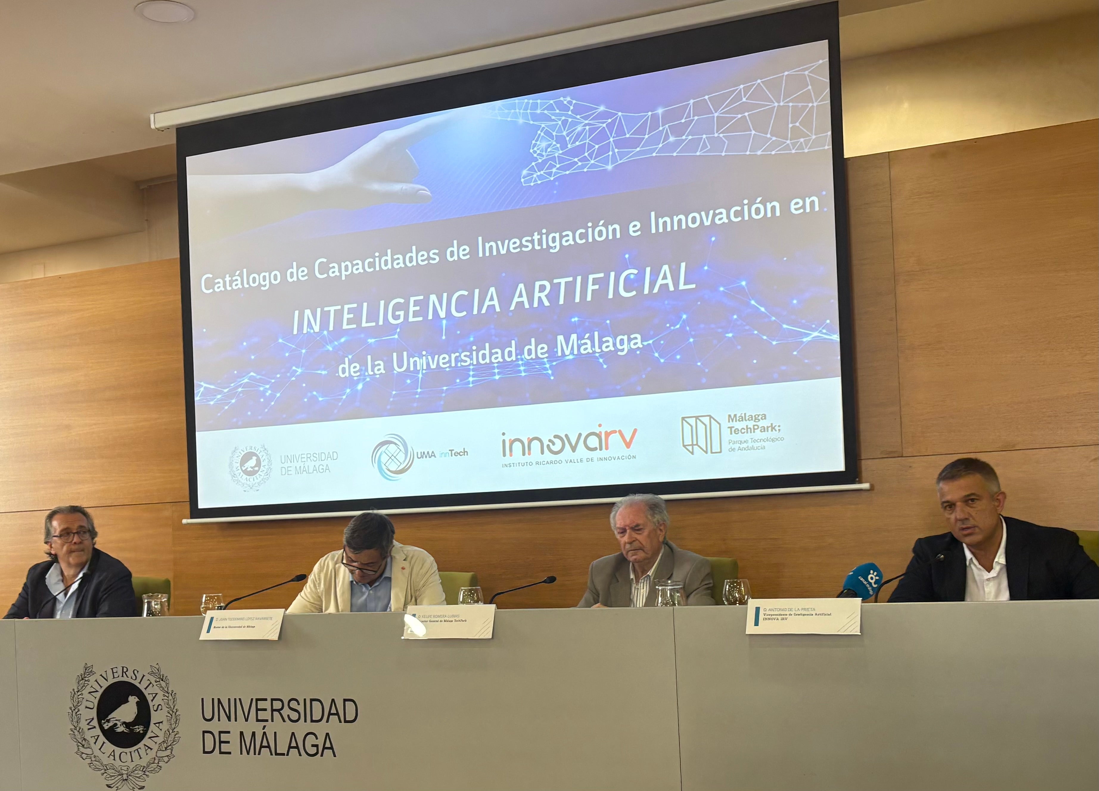 La UMA presenta el 'Catálogo de Capacidades de Investigación e Innovación en Inteligencia Artificial' La UMA presenta el 'Catálogo de Capacidades de Investigación e Innovación en Inteligencia Artificial'