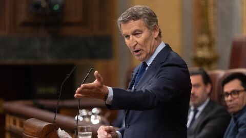 El presidente del PP, Alberto N&uacute;&ntilde;ez Feij&oacute;o