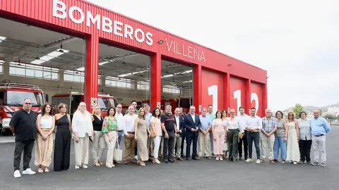 Inauguración del nuevo parque auxiliar de bomberos de Villena. Inauguración del nuevo parque auxiliar de bomberos de Villena.