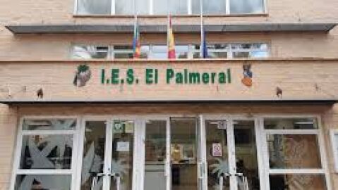 Antigua fachada del IES El Palmeral, ahora Centro Integrado de FP