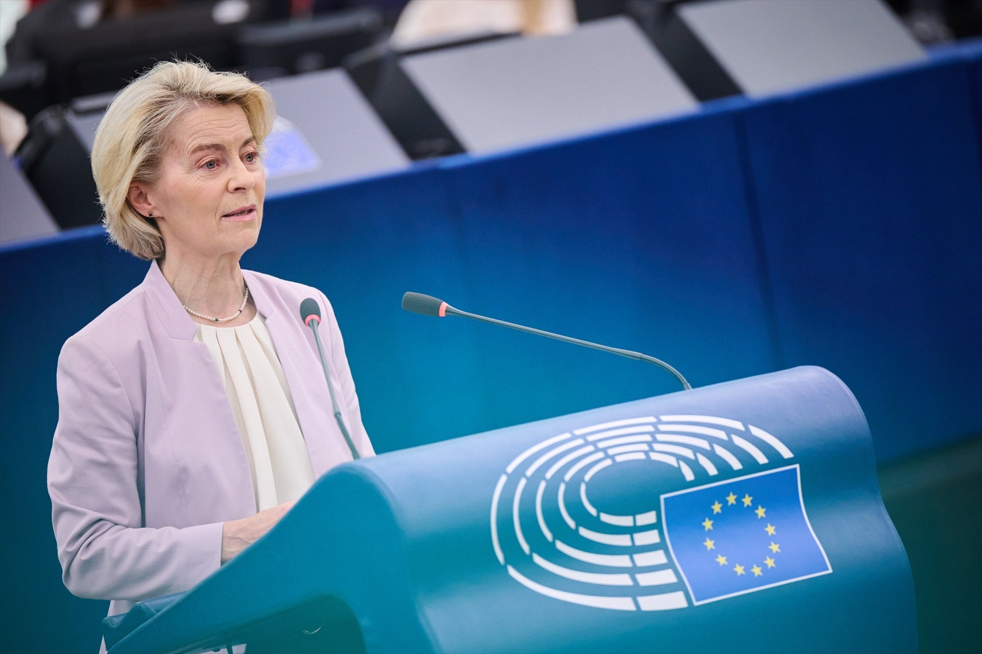 Fracasa la moción de censura contra Von der Leyen promovida por la extrema derecha Fracasa la moción de censura contra Von der Leyen promovida por la extrema derecha
