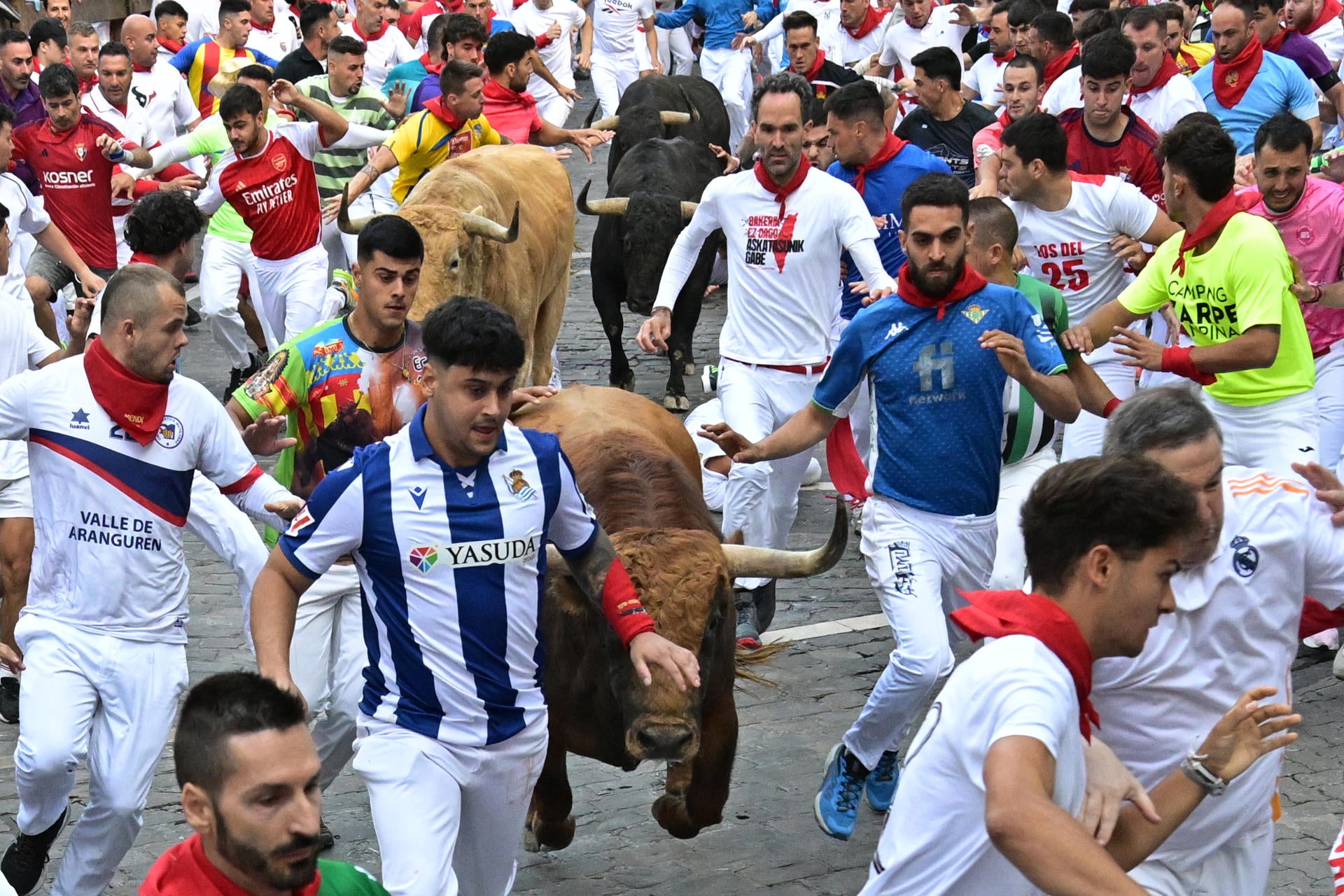 Los toros de Jandilla protagonizan el encierro más rápido de los Sanfermines 2025 Los toros de Jandilla protagonizan el encierro más rápido de los Sanfermines 2025