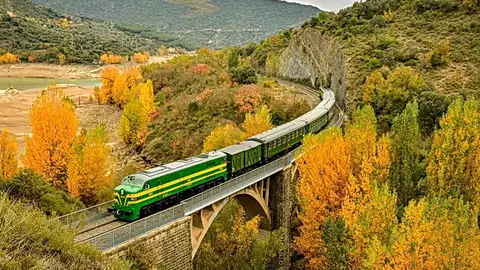 El Expreso de Canfranc comienza su viaje El Expreso de Canfranc comienza su viaje