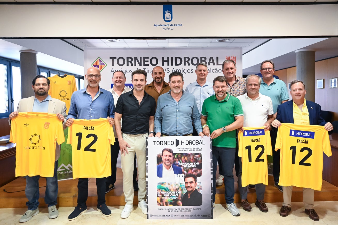 Falcão y Tirado encabezan un partido benéfico de estrellas en Son Ferrer Falcão y Tirado encabezan un partido benéfico de estrellas en Son Ferrer