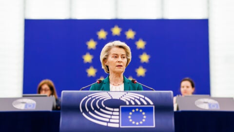 La presidenta de la CE, Ursula von der Leyen
