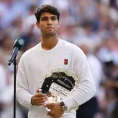 Carlos Alcaraz tras la final de Wimbledon Carlos Alcaraz tras la final de Wimbledon