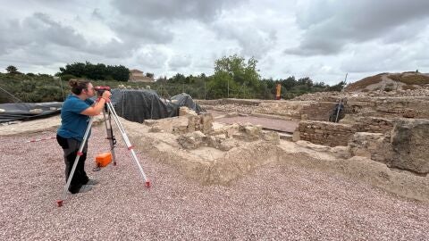 Excavaciones en el yacimiento arqueol&oacute;gico de La Alcudia de Elche.