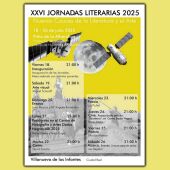 Cartel de las XXVI Jornadas Literarias Nuevos Cauces de la Literatura y el Arte