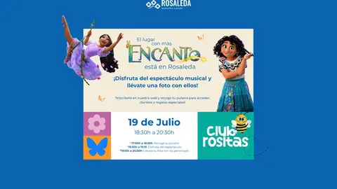 La tarde con más encanto, en el Centro Comercial Rosaleda La tarde con más encanto, en el Centro Comercial Rosaleda