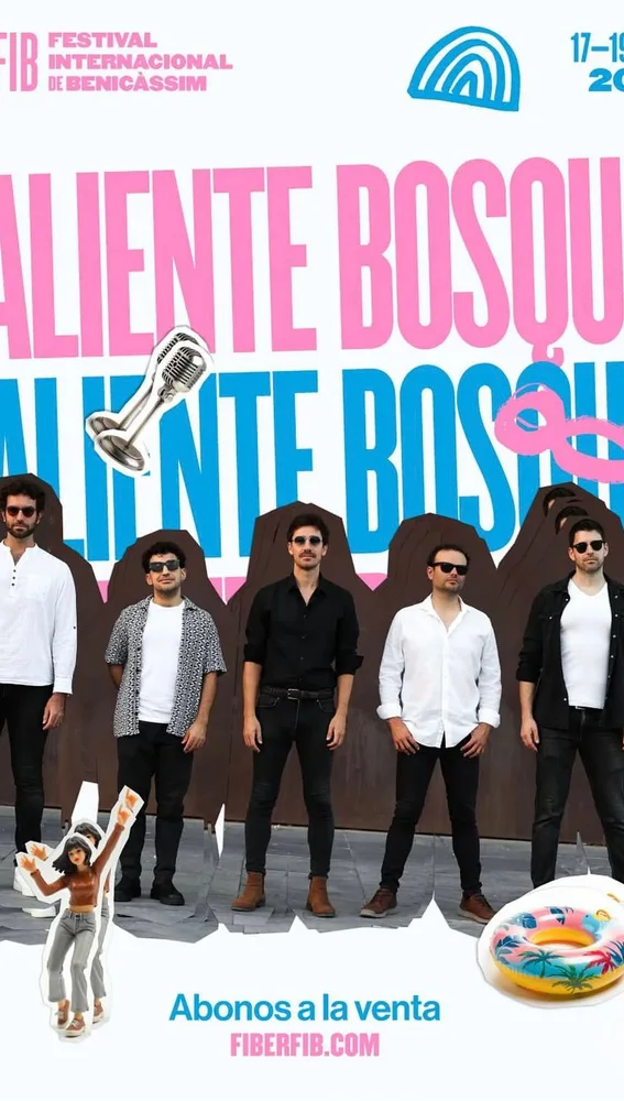 Valiente Bosque es el único grupo de Castellón que actuará en el FIB 2025. Valiente Bosque es el único grupo de Castellón que actuará en el FIB 2025.