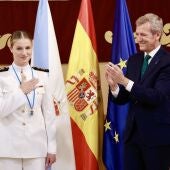 La princesa Leonor recibe la Medalla de Oro de Galicia: "Aquí está mi hogar, donde se acaba el mar"