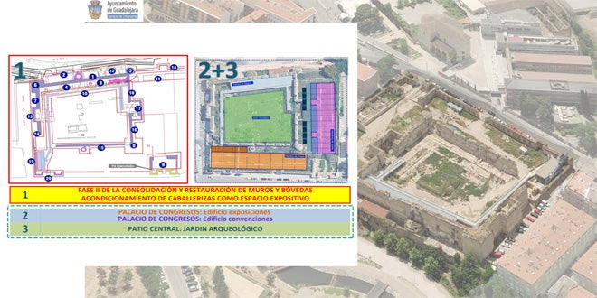 Guadalajara planifica la recuperación de su histórico alcázar Guadalajara planifica la recuperación de su histórico alcázar