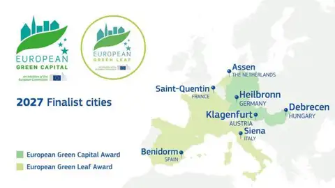 Benidorm, finalista del European Green Leaf 2027 por su compromiso con la sostenibilidad Benidorm, finalista del European Green Leaf 2027 por su compromiso con la sostenibilidad
