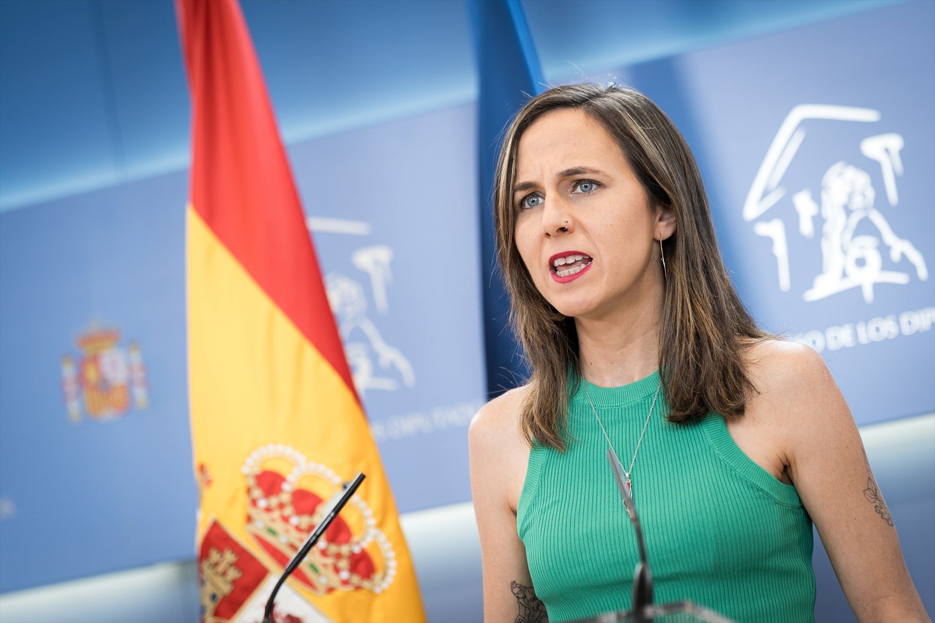 Ione Belarra señala a Pedro Sánchez: "Está comprando el discurso de la ultraderecha para justificar la migración" Ione Belarra señala a Pedro Sánchez: "Está comprando el discurso de la ultraderecha para justificar la migración"