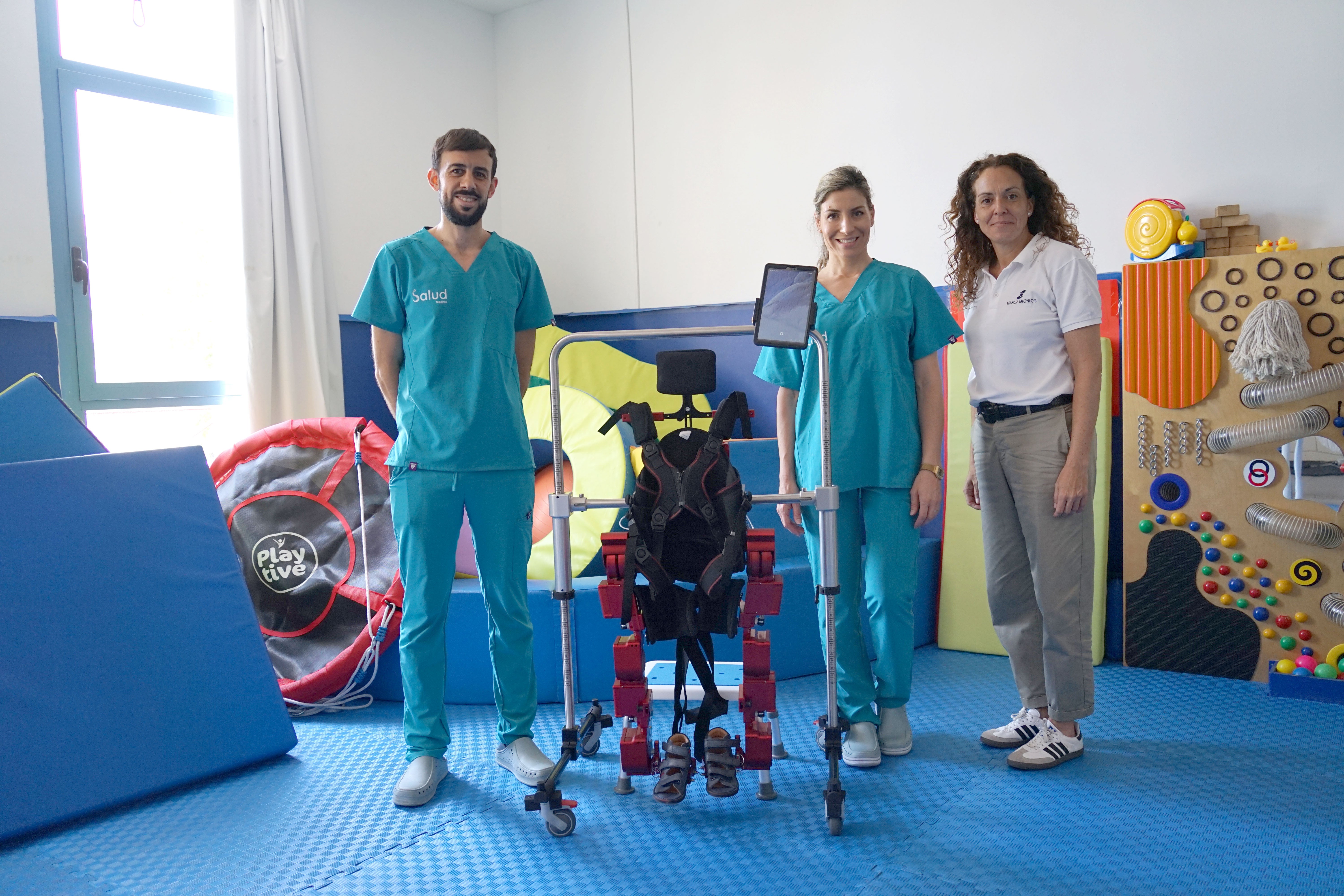 Fepamic ya trabaja con el exoesqueleto para menores Fepamic ya trabaja con el exoesqueleto para menores