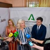 Mercedes Colombo en rueda de prensa