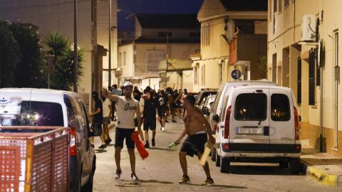 Imagen de los disturbios en Torre Pacheco