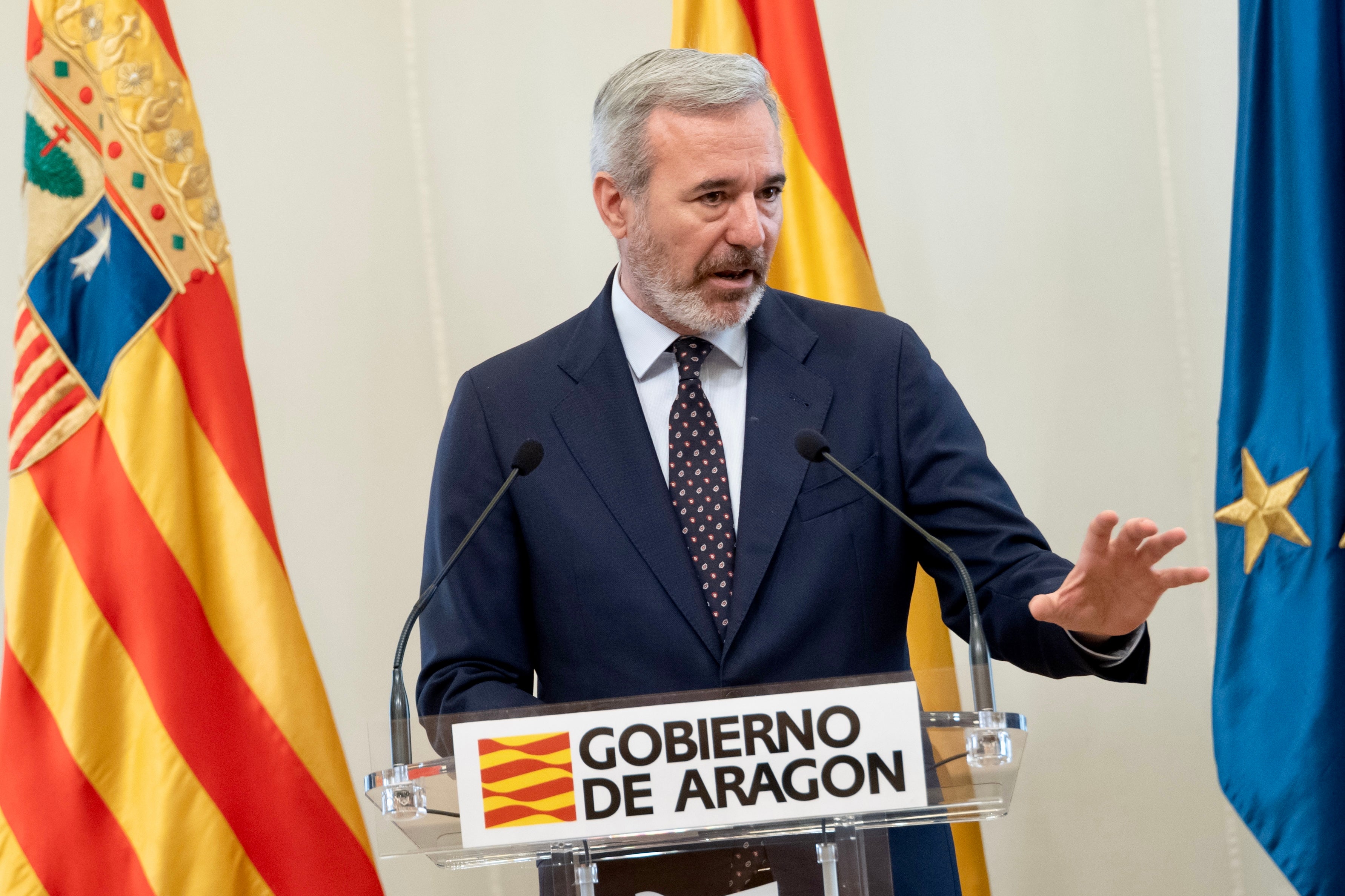 Azcón volverá a buscar unidad frente a la financiación de Cataluña Azcón volverá a buscar unidad frente a la financiación de Cataluña