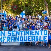 Una de las concentraciones celebradas en San Fernando por parte de la afición del San Fernando CD