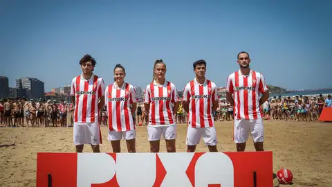Presentación de las camisetas en San Lorenzo Presentación de las camisetas en San Lorenzo
