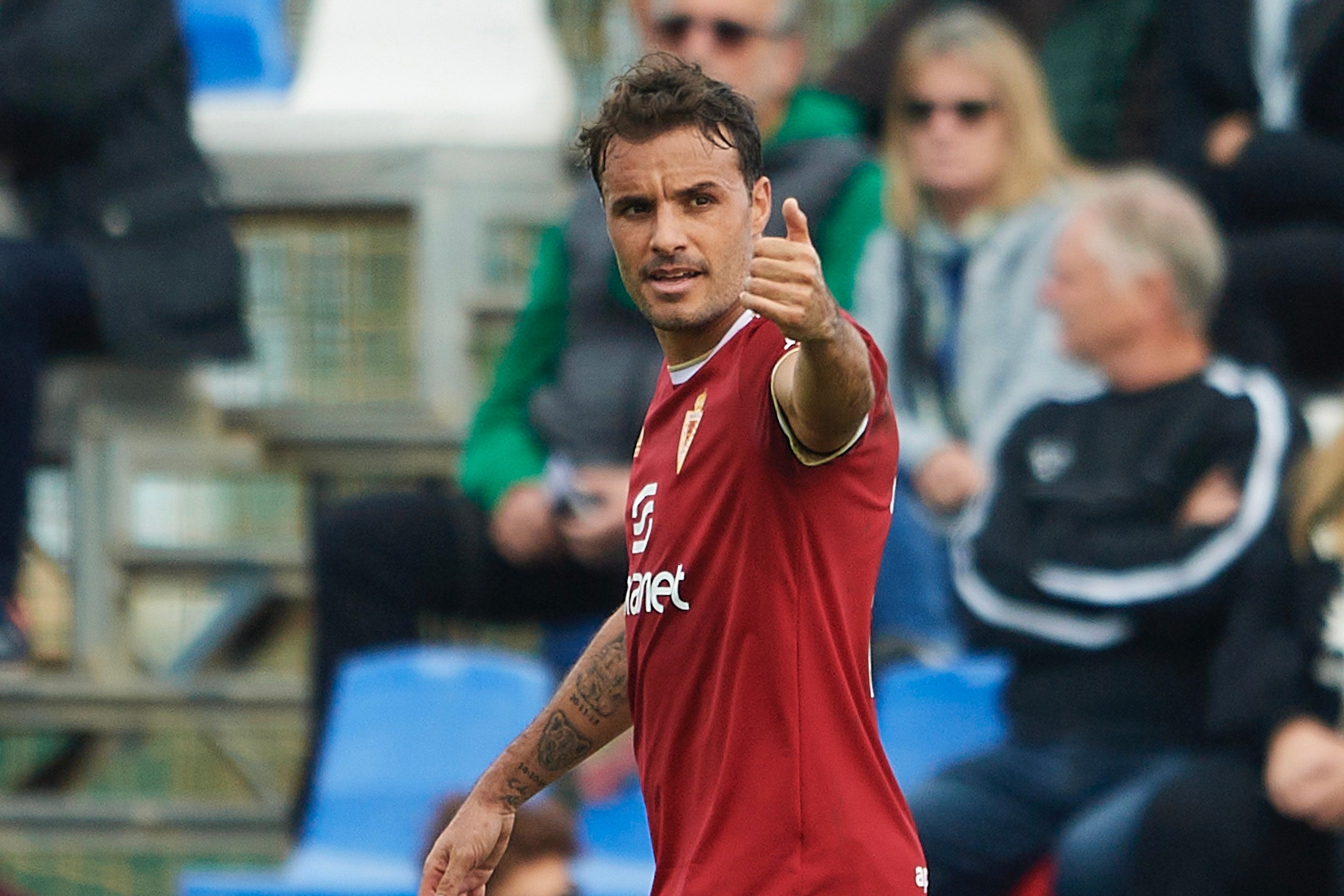 Pedro León: "El año pasado fue un palo duro, todos teníamos la ilusión de que el Real Murcia podía ascender" Pedro León: "El año pasado fue un palo duro, todos teníamos la ilusión de que el Real Murcia podía ascender"