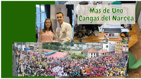 Aitana y Alejandro junto a las gentes de la Plaza del Ayto el día 14 Aitana y Alejandro junto a las gentes de la Plaza del Ayto el día 14