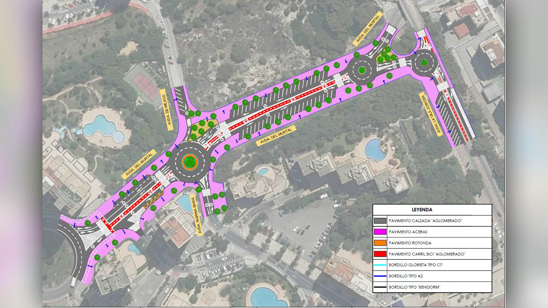 Benidorm inicia la licitación de las tres nuevas rotondas de la avenida del Murtal incluidas en los presupuestos participativos Benidorm inicia la licitación de las tres nuevas rotondas de la avenida del Murtal incluidas en los presupuestos participativos