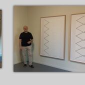 El artista sevillano Miguel Ángel Rodríguez muestra su arte minimalista en el Palacio de Quintanar