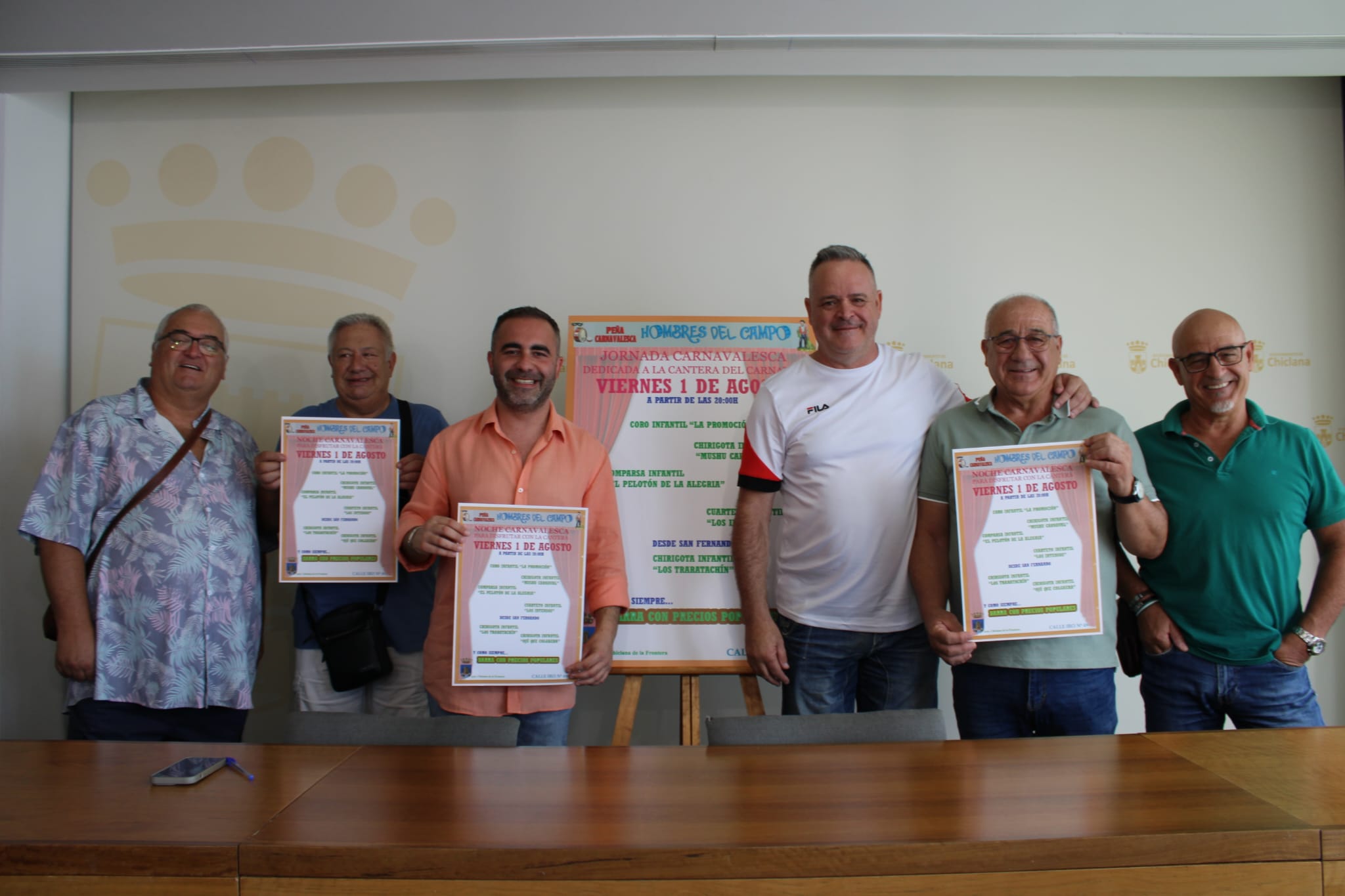 La Peña Hombres del Campo de Chiclana organiza una noche de carnaval dedicada a la cantera La Peña Hombres del Campo de Chiclana organiza una noche de carnaval dedicada a la cantera