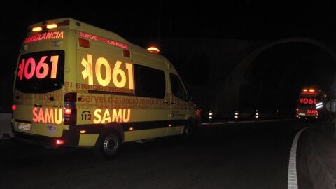 Un grave accidente de tráfico ocurrido de madrugada en Son Oms deja ocho heridos