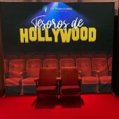 Entrada a la exposición de los tesoros de Hollywood