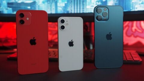 Imagen de archivo de los modelos de iPhone.