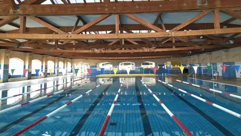 Imagen de archivo de la piscina del Polideportivo Germans Escales de Palma. Imagen de archivo de la piscina del Polideportivo Germans Escales de Palma.