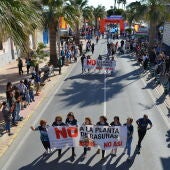 Movilización de la plataforma en Jacarilla