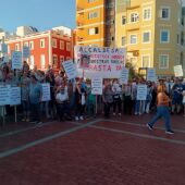Protesta vecinal en Las Palmas de Gran Canaria