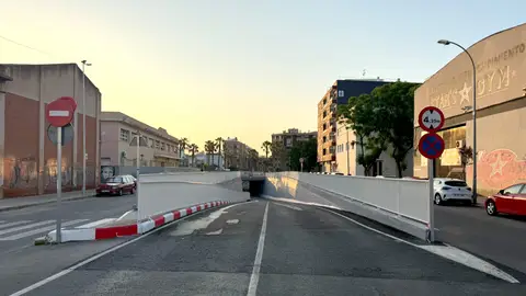 Imagen del túnel facilitada por el Ayuntamiento de Alfafar. Imagen del túnel facilitada por el Ayuntamiento de Alfafar.