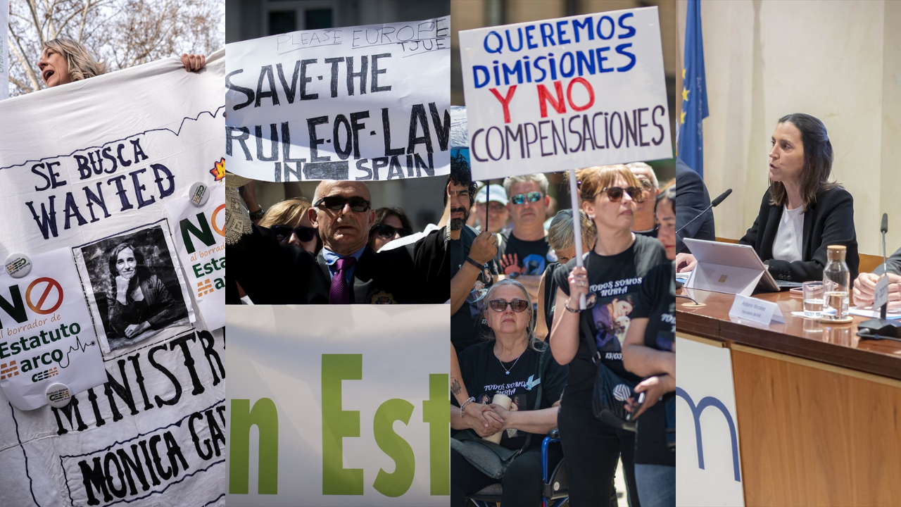 Los funcionarios se rebelan y aumentan la presión sobre el Gobierno Los funcionarios se rebelan y aumentan la presión sobre el Gobierno