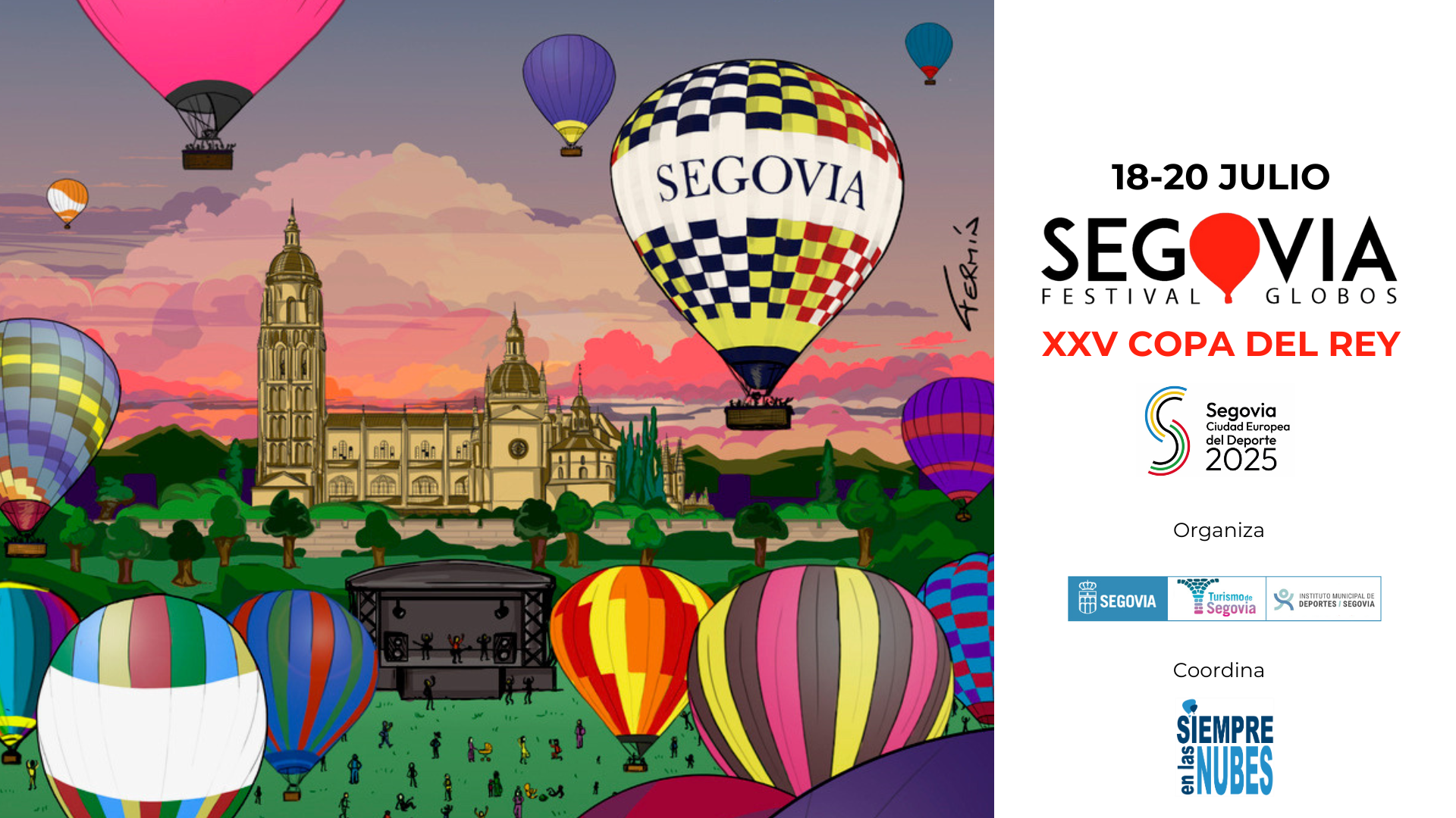 Hasta el domingo se celebra el Festival de Globos de Segovia que este año incluye la 39ª edición de la Copa del Rey Hasta el domingo se celebra el Festival de Globos de Segovia que este año incluye la 39ª edición de la Copa del Rey
